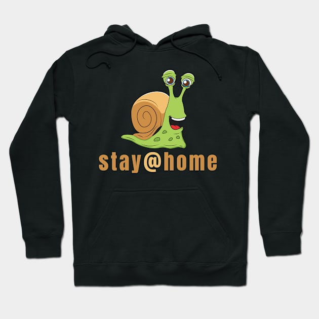 Stay At Home World Champion Slug Snail Shell Eremite Hoodie by sheepmerch